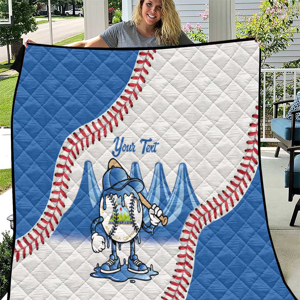 Nicaragua 2026 Baseball Quilt Go Champions Drip Style