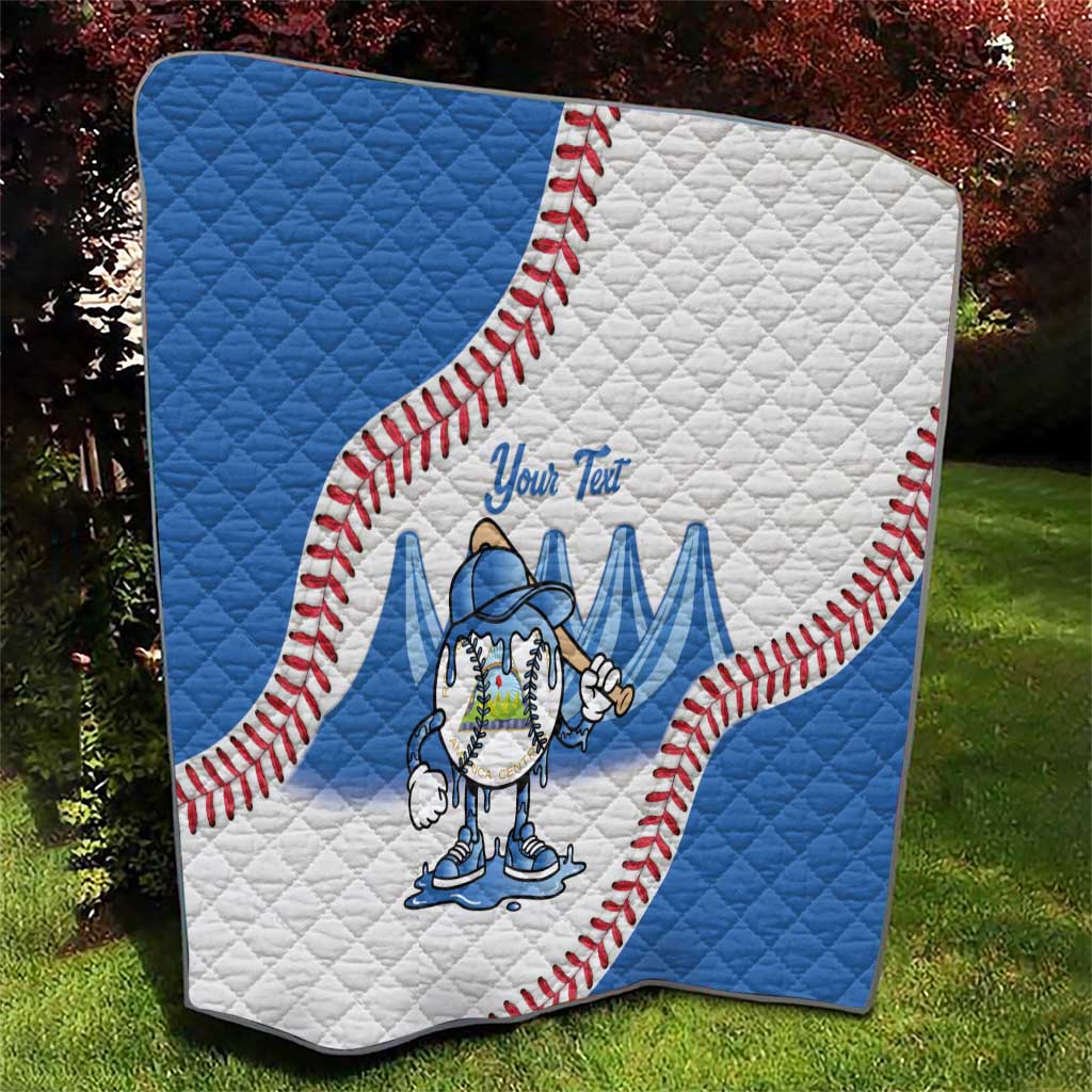 Nicaragua 2026 Baseball Quilt Go Champions Drip Style