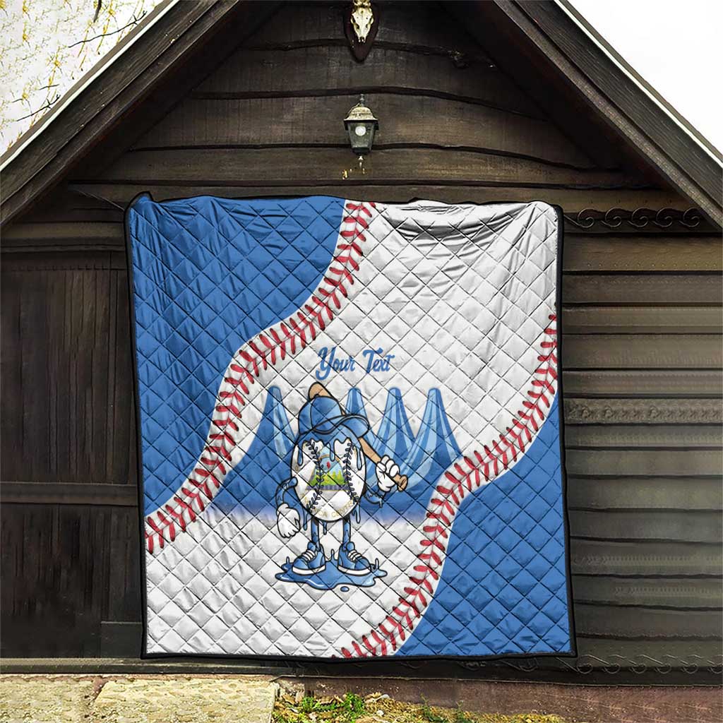 Nicaragua 2026 Baseball Quilt Go Champions Drip Style