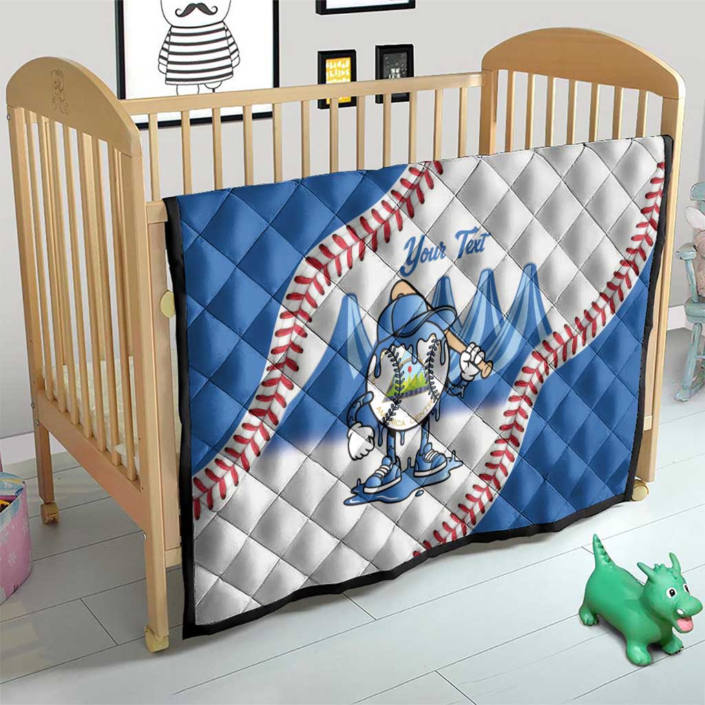 Nicaragua 2026 Baseball Quilt Go Champions Drip Style