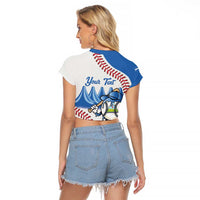 Nicaragua 2026 Baseball Personalized Raglan Cropped T Shirt Go Champions Drip Style