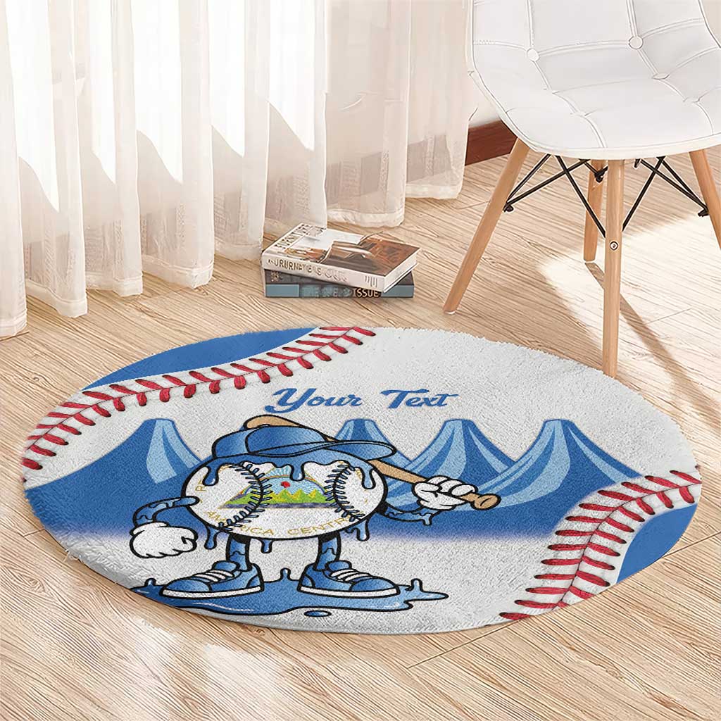 Nicaragua 2026 Baseball Round Carpet Go Champions Drip Style