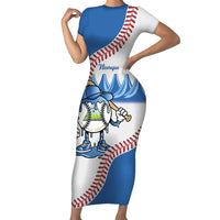 Nicaragua 2026 Baseball Personalized Short Sleeve Bodycon Dress Go Champions Drip Style