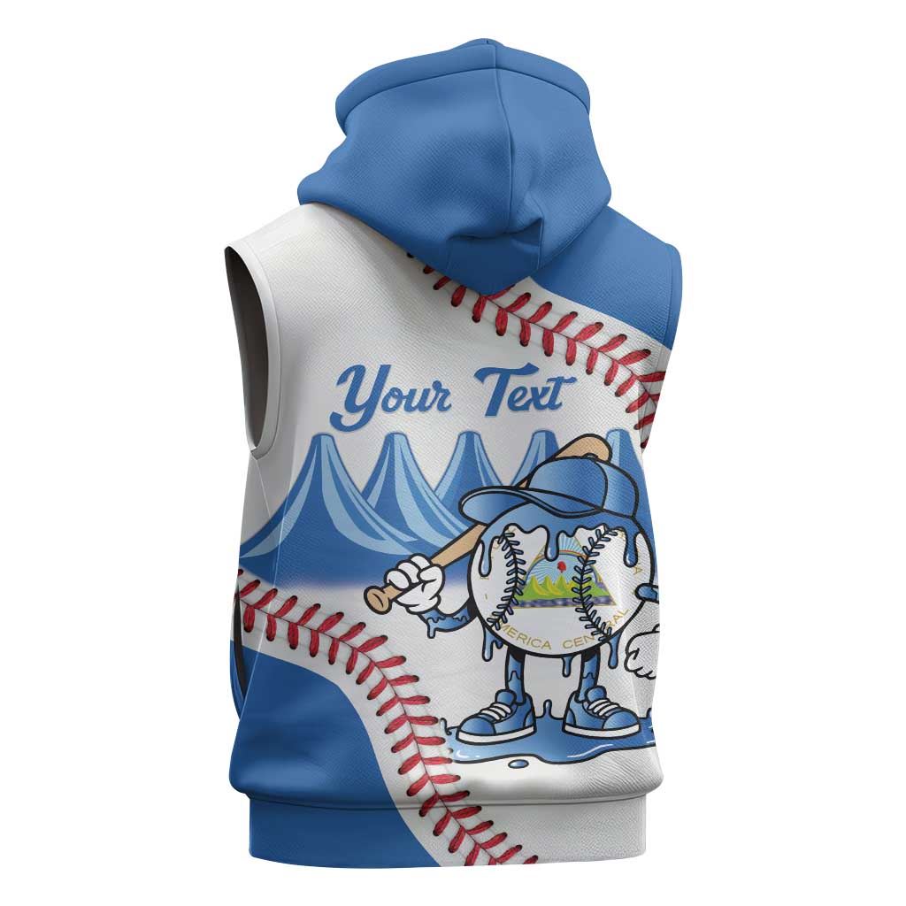 Nicaragua 2026 Baseball Personalized Sleeveless Hoodie Go Champions Drip Style