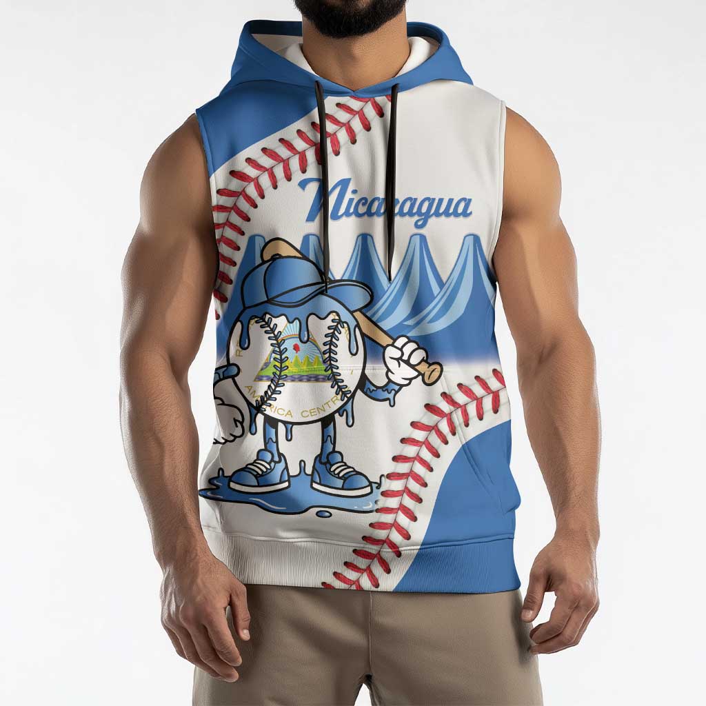 Nicaragua 2026 Baseball Personalized Sleeveless Hoodie Go Champions Drip Style