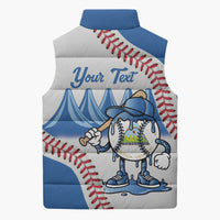 Nicaragua 2026 Baseball Personalized Sleeveless Puffer Jacket Go Champions Drip Style