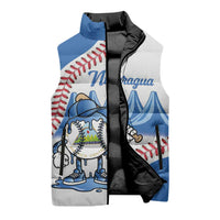 Nicaragua 2026 Baseball Personalized Sleeveless Puffer Jacket Go Champions Drip Style