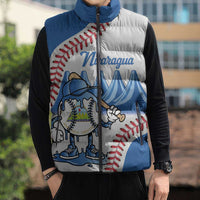 Nicaragua 2026 Baseball Personalized Sleeveless Puffer Jacket Go Champions Drip Style
