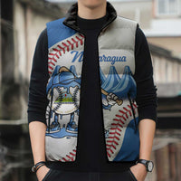 Nicaragua 2026 Baseball Personalized Sleeveless Puffer Jacket Go Champions Drip Style