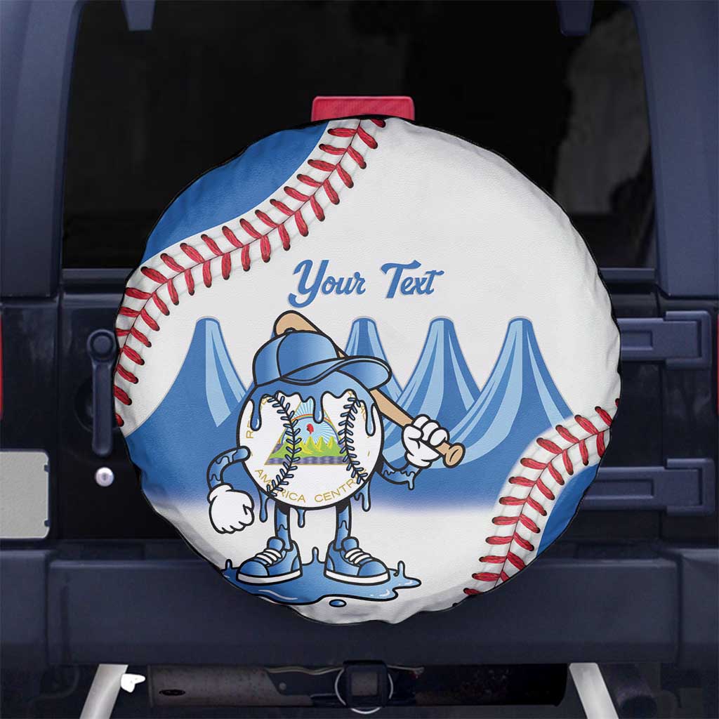 Nicaragua 2026 Baseball Spare Tire Cover Go Champions Drip Style
