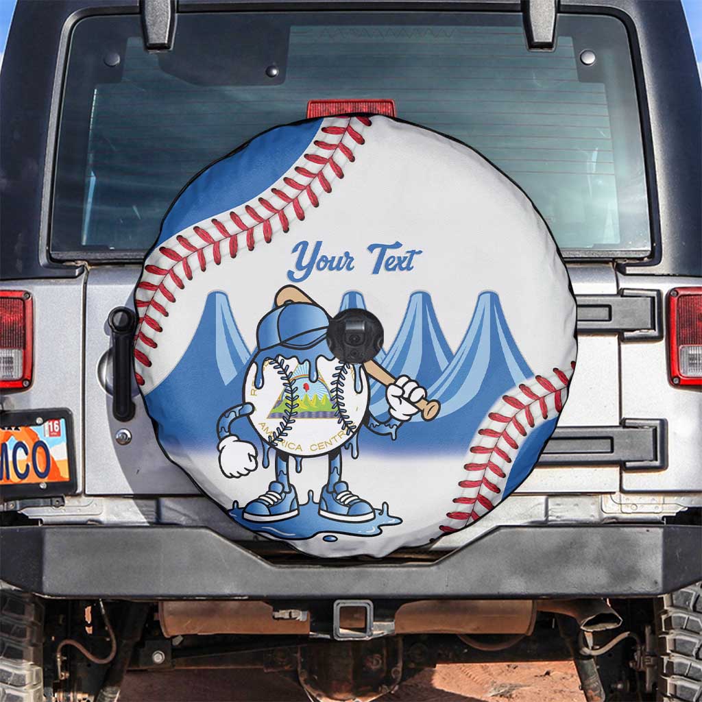 Nicaragua 2026 Baseball Spare Tire Cover Go Champions Drip Style