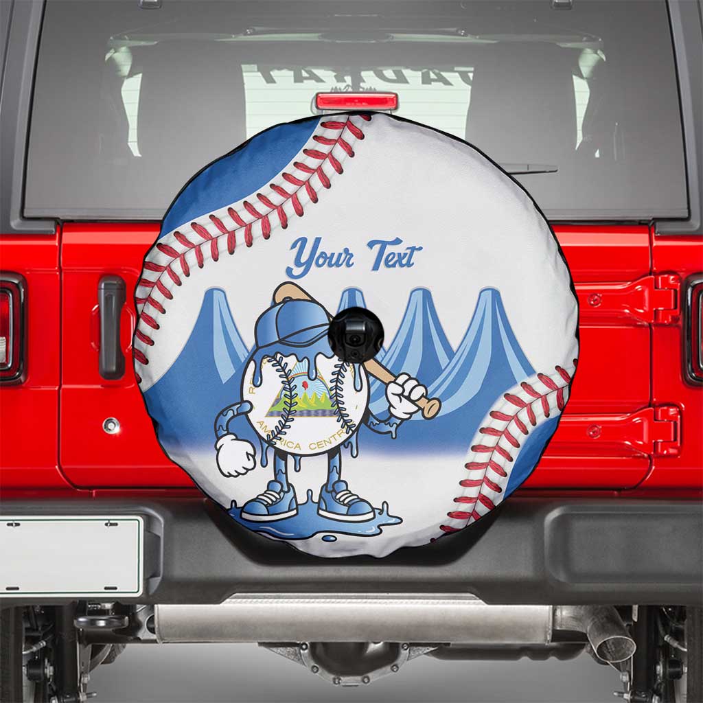 Nicaragua 2026 Baseball Spare Tire Cover Go Champions Drip Style