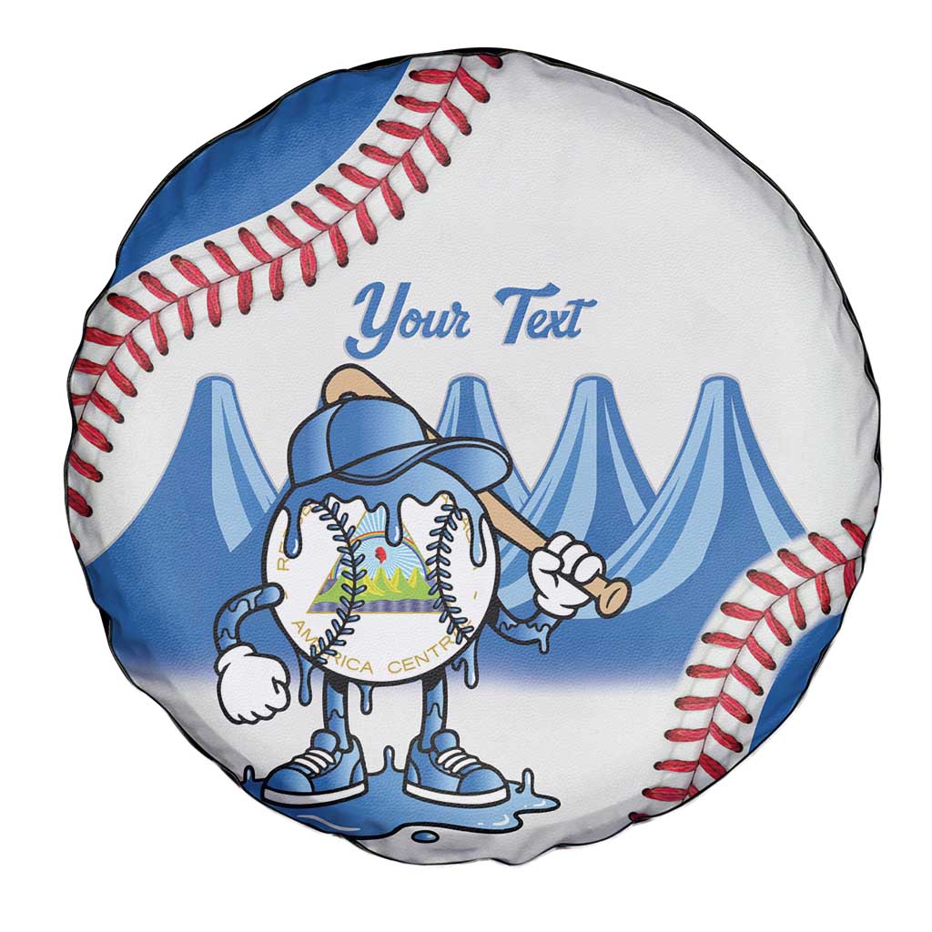 Nicaragua 2026 Baseball Spare Tire Cover Go Champions Drip Style