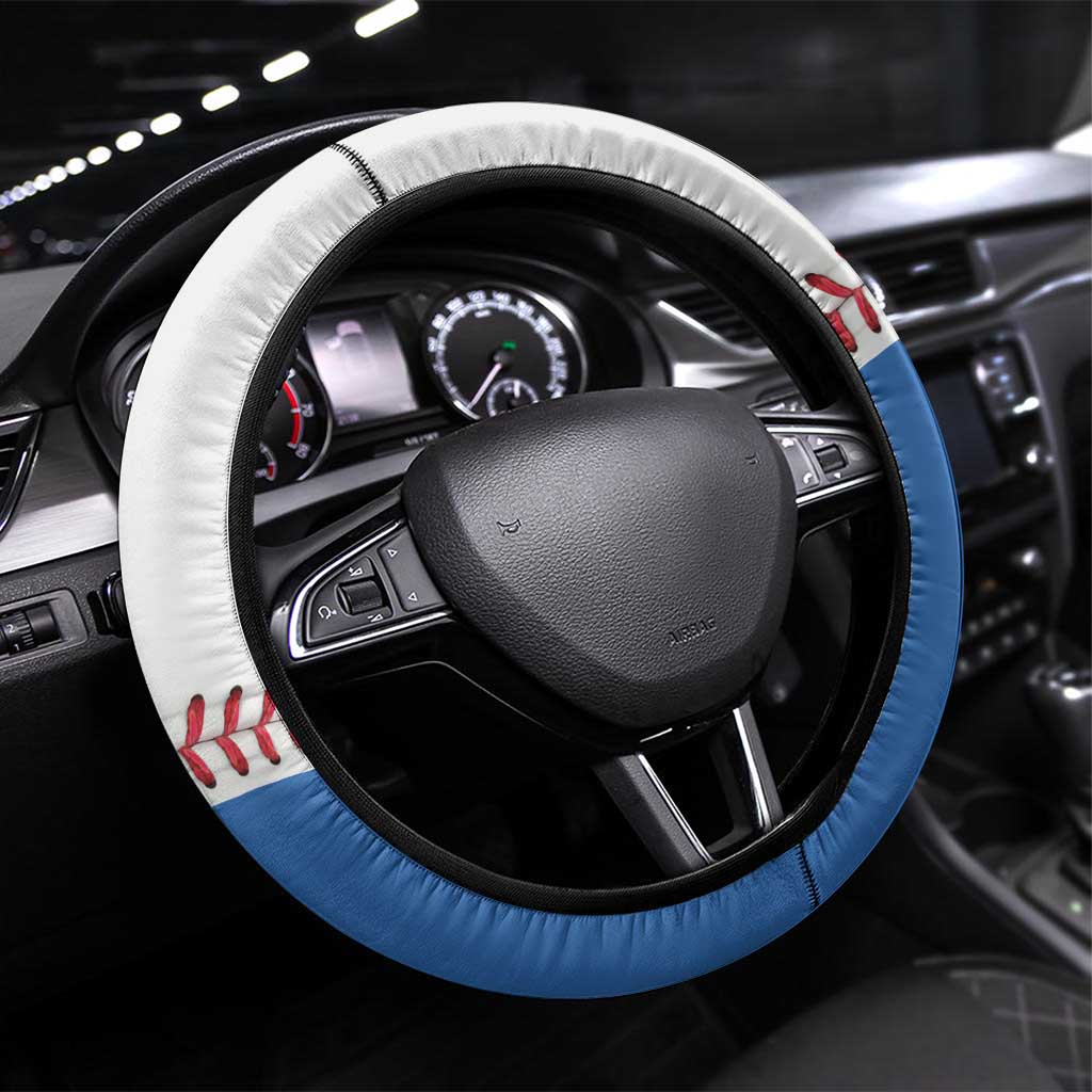 Nicaragua 2026 Baseball Steering Wheel Cover Go Champions Drip Style