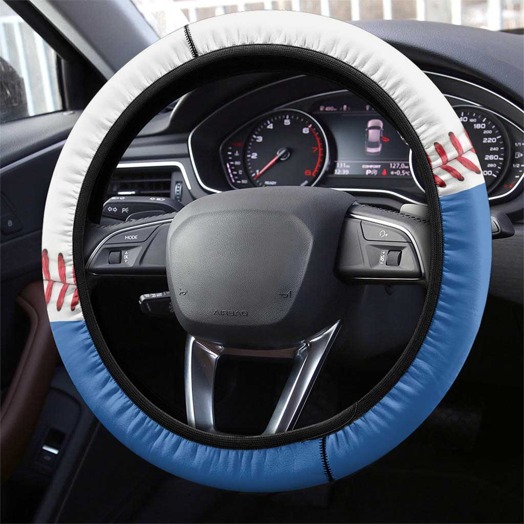 Nicaragua 2026 Baseball Steering Wheel Cover Go Champions Drip Style