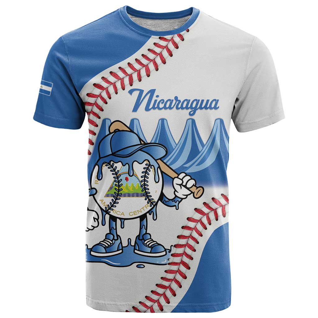 Nicaragua 2026 Baseball Personalized T Shirt Go Champions Drip Style