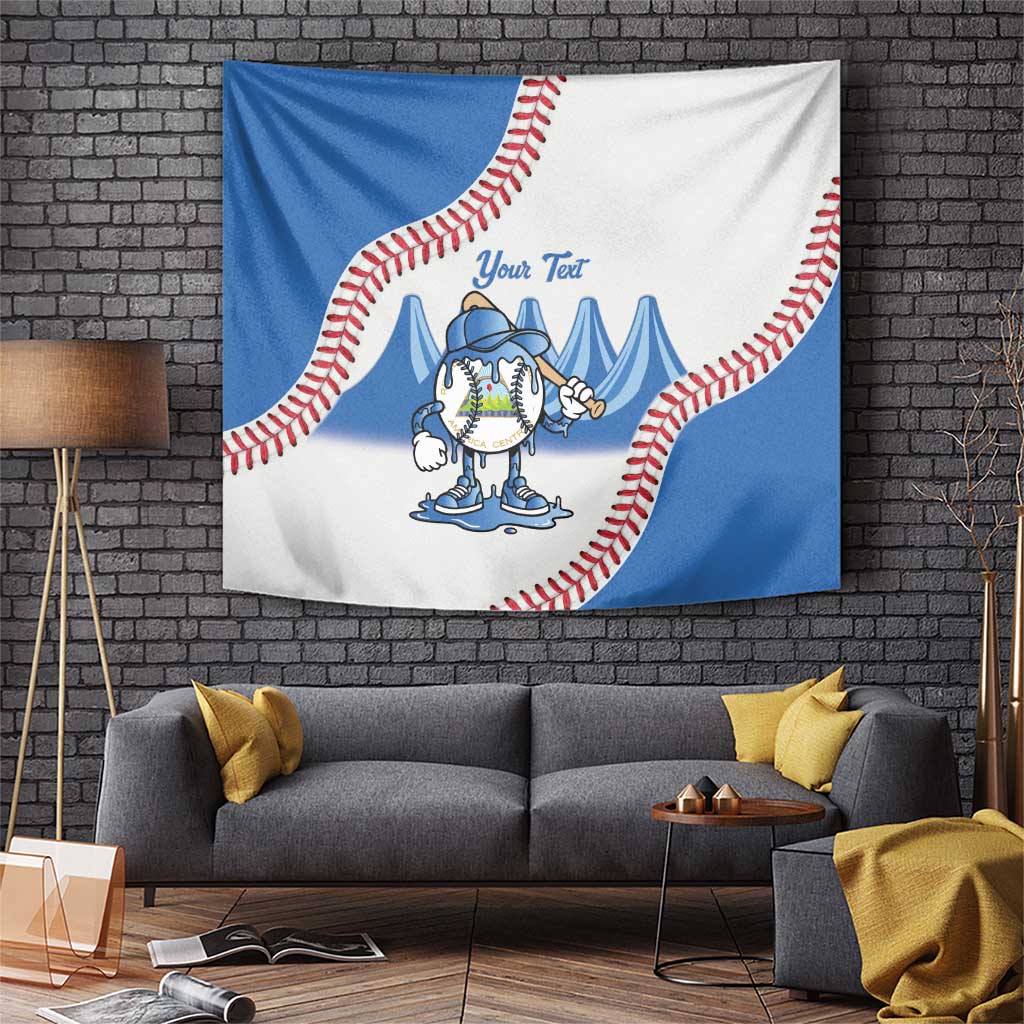Nicaragua 2026 Baseball Tapestry Go Champions Drip Style