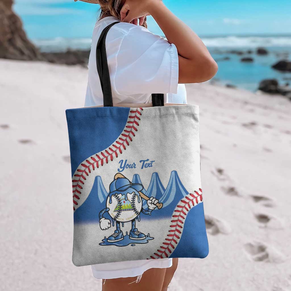 Nicaragua 2026 Baseball Tote Bag Go Champions Drip Style