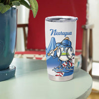Nicaragua 2026 Baseball Personalized Tumbler Cup Go Champions Drip Style