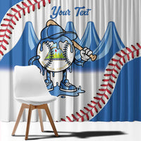 Nicaragua 2026 Baseball Window Curtain Go Champions Drip Style