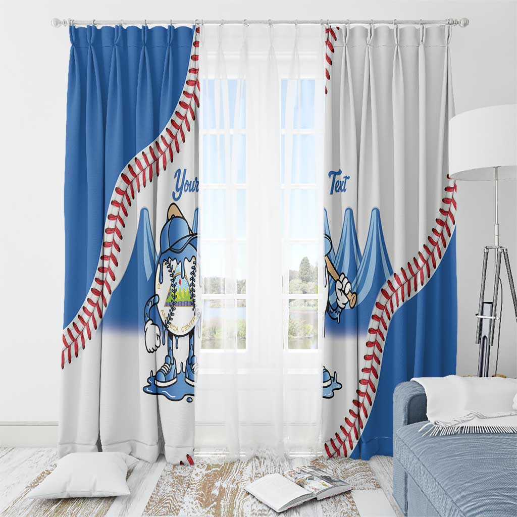 Nicaragua 2026 Baseball Window Curtain Go Champions Drip Style