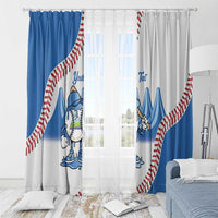 Nicaragua 2026 Baseball Window Curtain Go Champions Drip Style