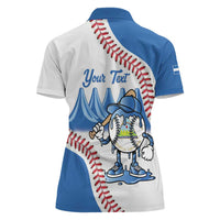 Nicaragua 2026 Baseball Personalized Women Polo Shirt Go Champions Drip Style
