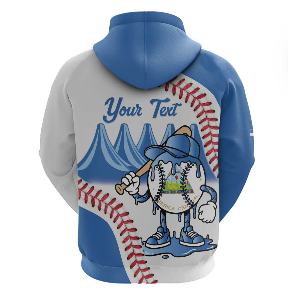 Nicaragua 2026 Baseball Personalized Zip Hoodie Go Champions Drip Style