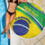Custom Brazil Football Beach Blanket Vamos Canarinho