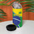 Custom Brazil Football 4 in 1 Can Cooler Tumbler Vamos Canarinho