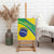 Custom Brazil Football Canvas Wall Art Vamos Canarinho