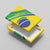 Custom Brazil Football Canvas Wall Art Vamos Canarinho