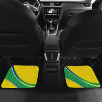 Custom Brazil Football Car Mats Vamos Canarinho