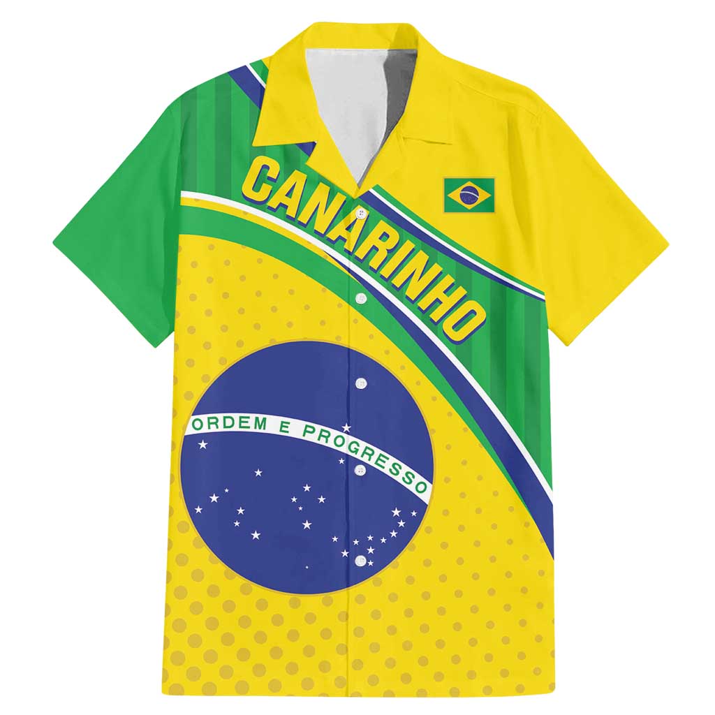 Custom Brazil Football Family Matching Mermaid Dress and Hawaiian Shirt Vamos Canarinho