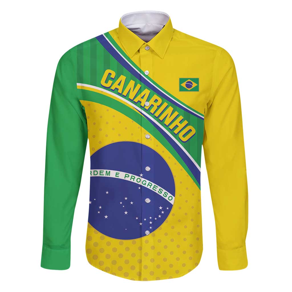 Custom Brazil Football Family Matching Puletasi and Hawaiian Shirt Vamos Canarinho