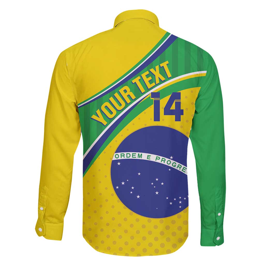 Custom Brazil Football Family Matching Puletasi and Hawaiian Shirt Vamos Canarinho
