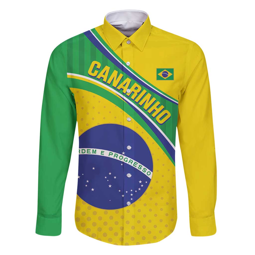Custom Brazil Football Family Matching Summer Maxi Dress and Hawaiian Shirt Vamos Canarinho