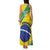 Custom Brazil Football Family Matching Tank Maxi Dress and Hawaiian Shirt Vamos Canarinho