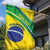Custom Brazil Football Garden Flag Vamos Canarinho