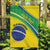 Custom Brazil Football Garden Flag Vamos Canarinho