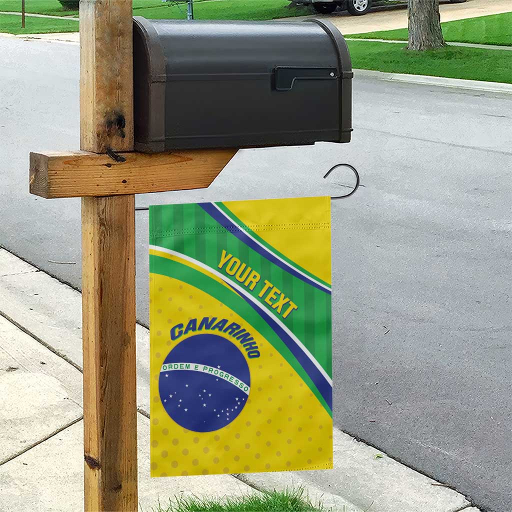 Custom Brazil Football Garden Flag Vamos Canarinho