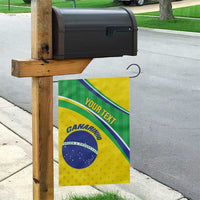 Custom Brazil Football Garden Flag Vamos Canarinho