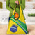 Custom Brazil Football Grocery Bag Vamos Canarinho