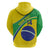 Custom Brazil Football Hoodie Vamos Canarinho
