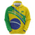 Custom Brazil Football Hoodie Vamos Canarinho