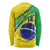Custom Brazil Football Long Sleeve Shirt Vamos Canarinho