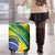 Custom Brazil Football Luggage Cover Vamos Canarinho