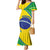 Custom Brazil Football Mermaid Dress Vamos Canarinho