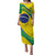 Custom Brazil Football Puletasi Vamos Canarinho