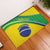 Custom Brazil Football Rubber Doormat Vamos Canarinho